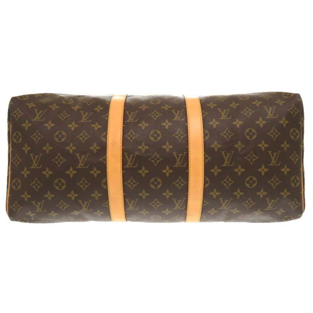 LOUIS VUITTON Authentic Brown Monogram Keepall 50 Boston Bag - Picture 4 of 11
